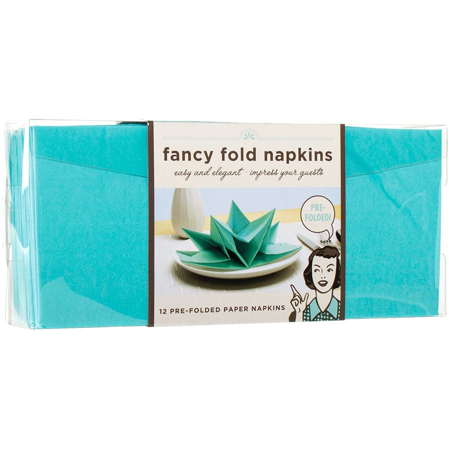 FANCY FOLD NAPKINS BLUE