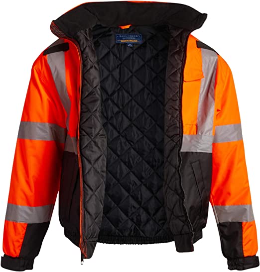 Class 3 Insulated Safety Jacket Orange