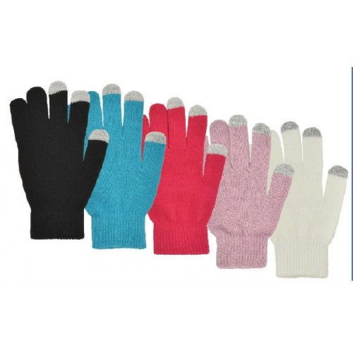 Touchscreen Acrylic Knit Glove in 8 colors