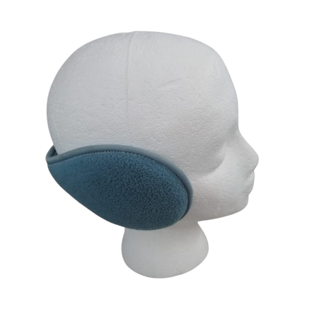 Solid Back-Wrap Ear Warmer Blue