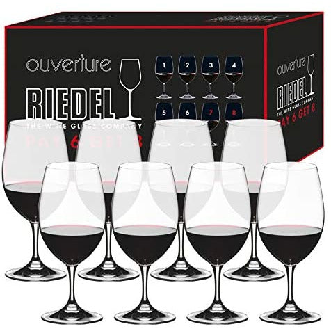 Riedel Ouverture Fine Crystal Magnum Glass Set of 8
