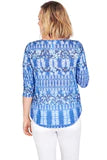 Blouse Azul Mult - Ruby Rd