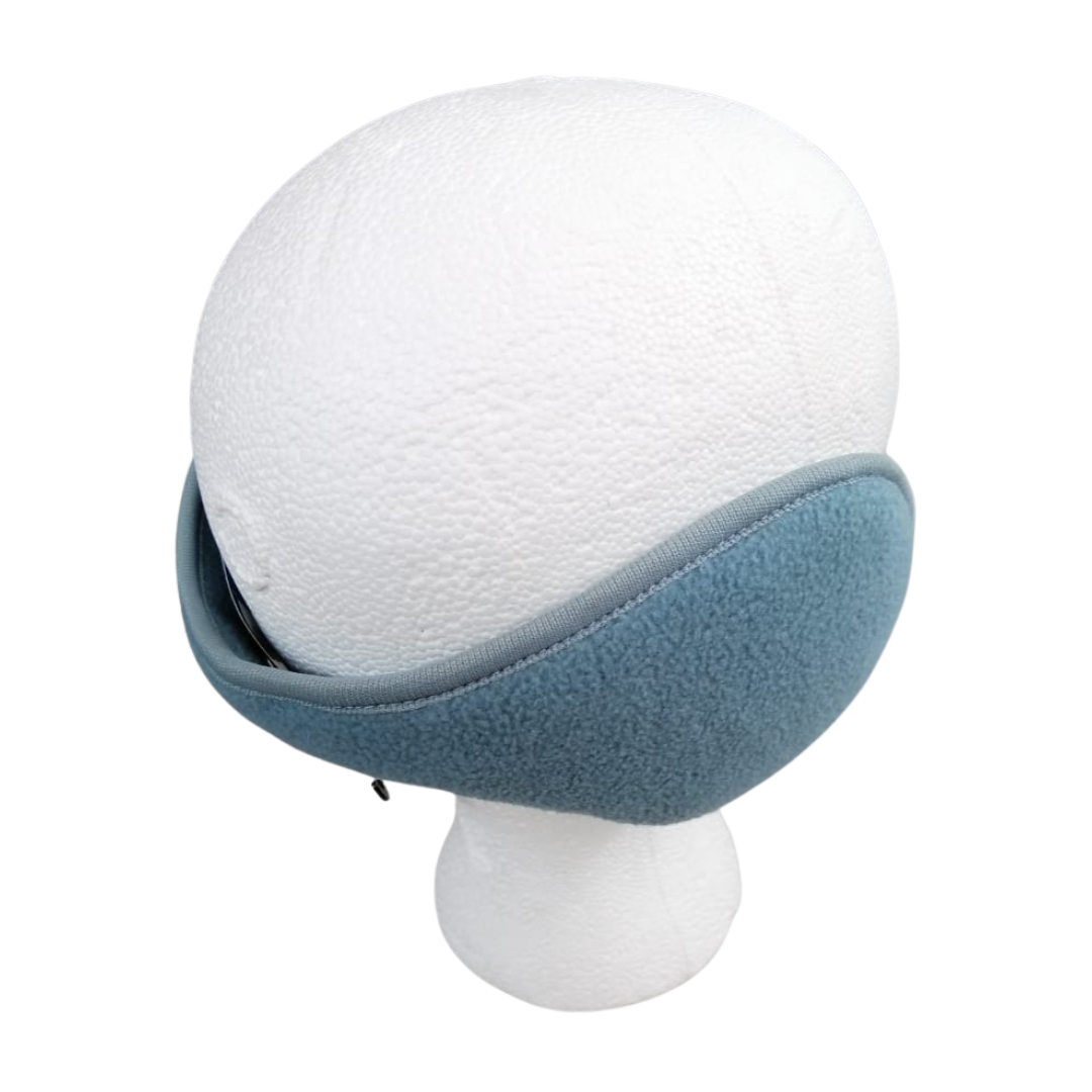 Solid Back-Wrap Ear Warmer Blue