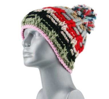 ROVING YARN BEANIE- MULTICOLOR