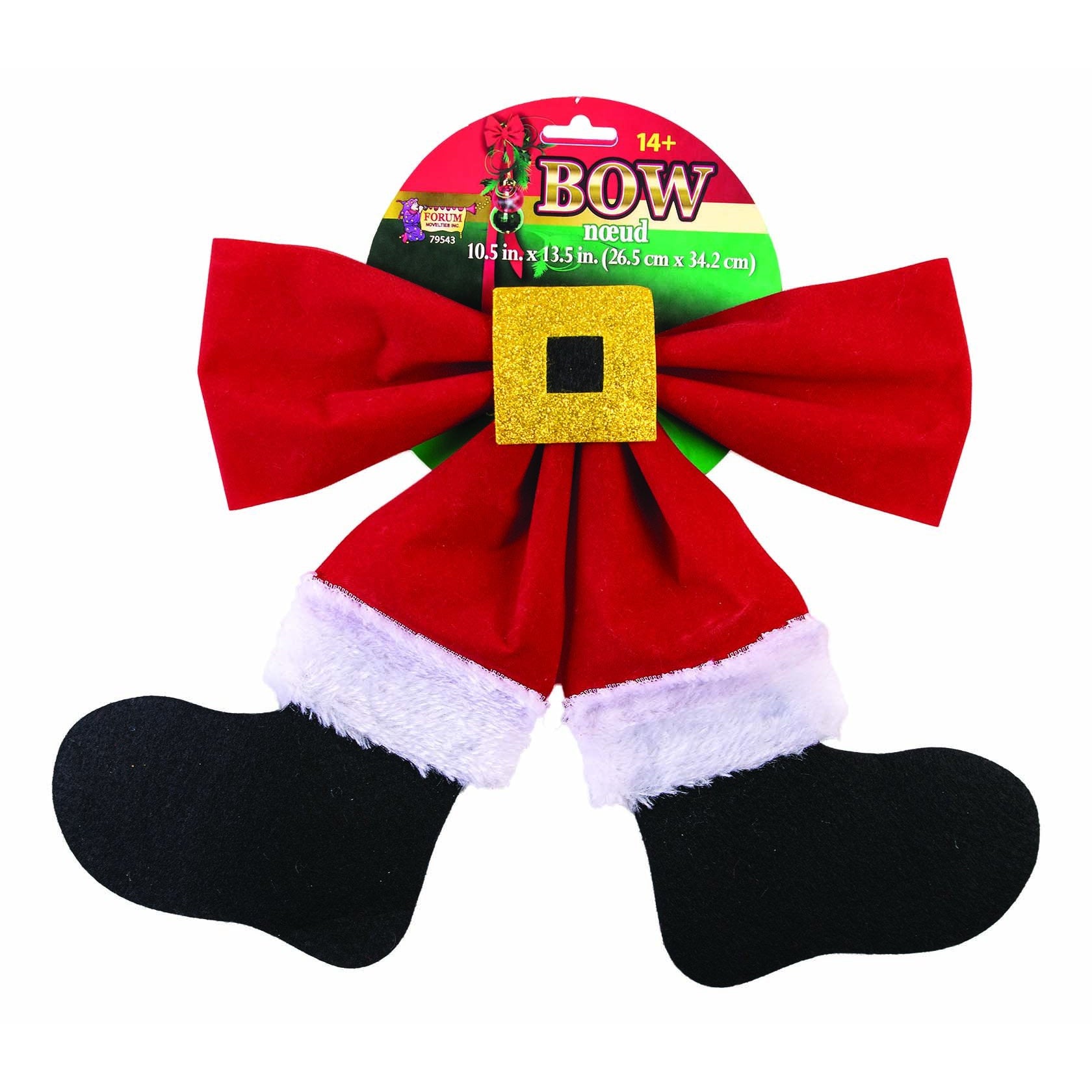 SANTA BOOT BOW