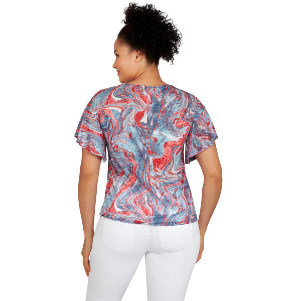 Blouse Azure Multi - Ruby Rd