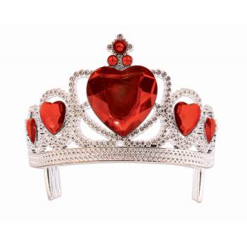 Red heart tiara
