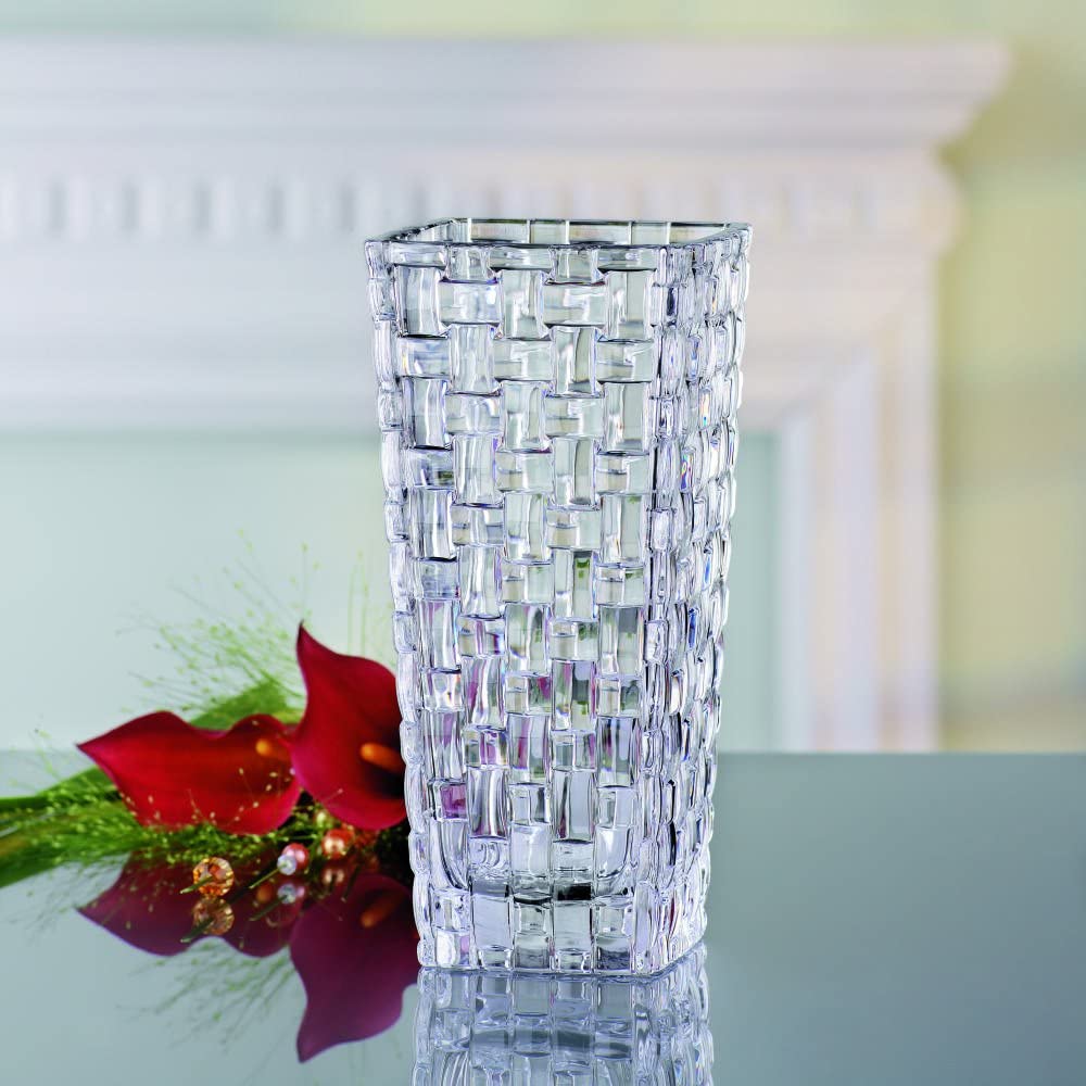Bossa Nova Crystal Vase 6.42 x 12.01 x 5.91"