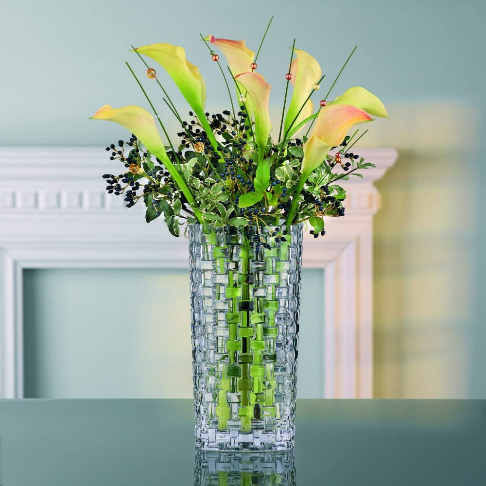 Bossa Nova Crystal Vase 6.42 x 12.01 x 5.91"
