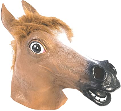 MASK BROWN HORSE