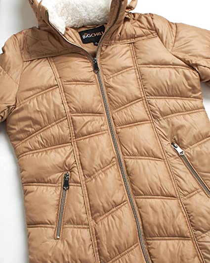 Down Blend Jacket W Woobie T Camel