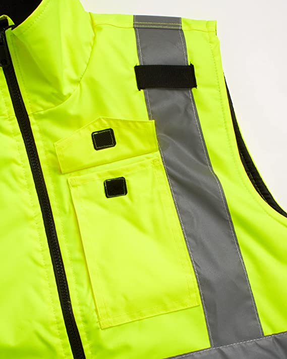 Class 2 Insulated Safety Vest Yellow