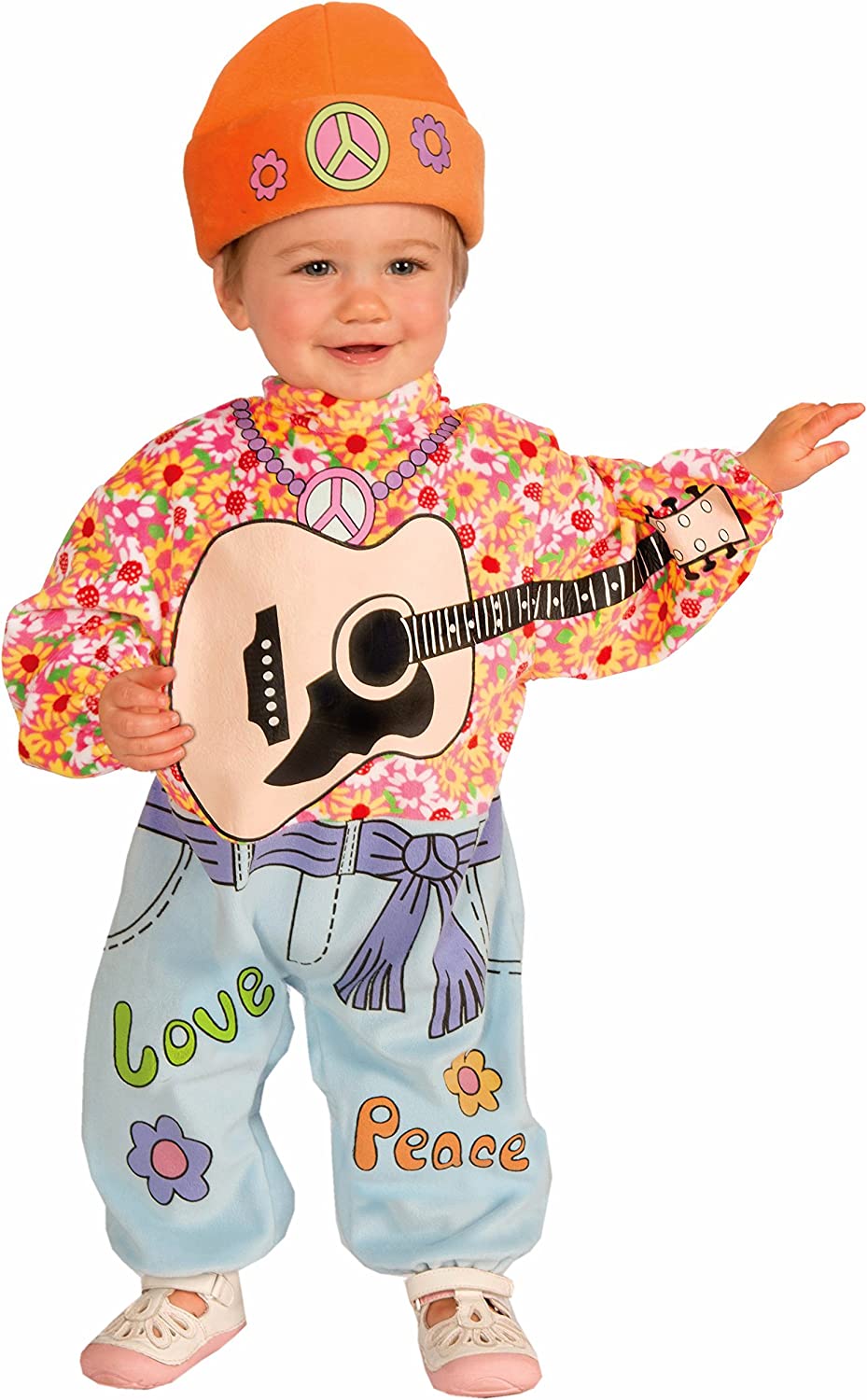 Lil Rock Star Baby Hippie Costume