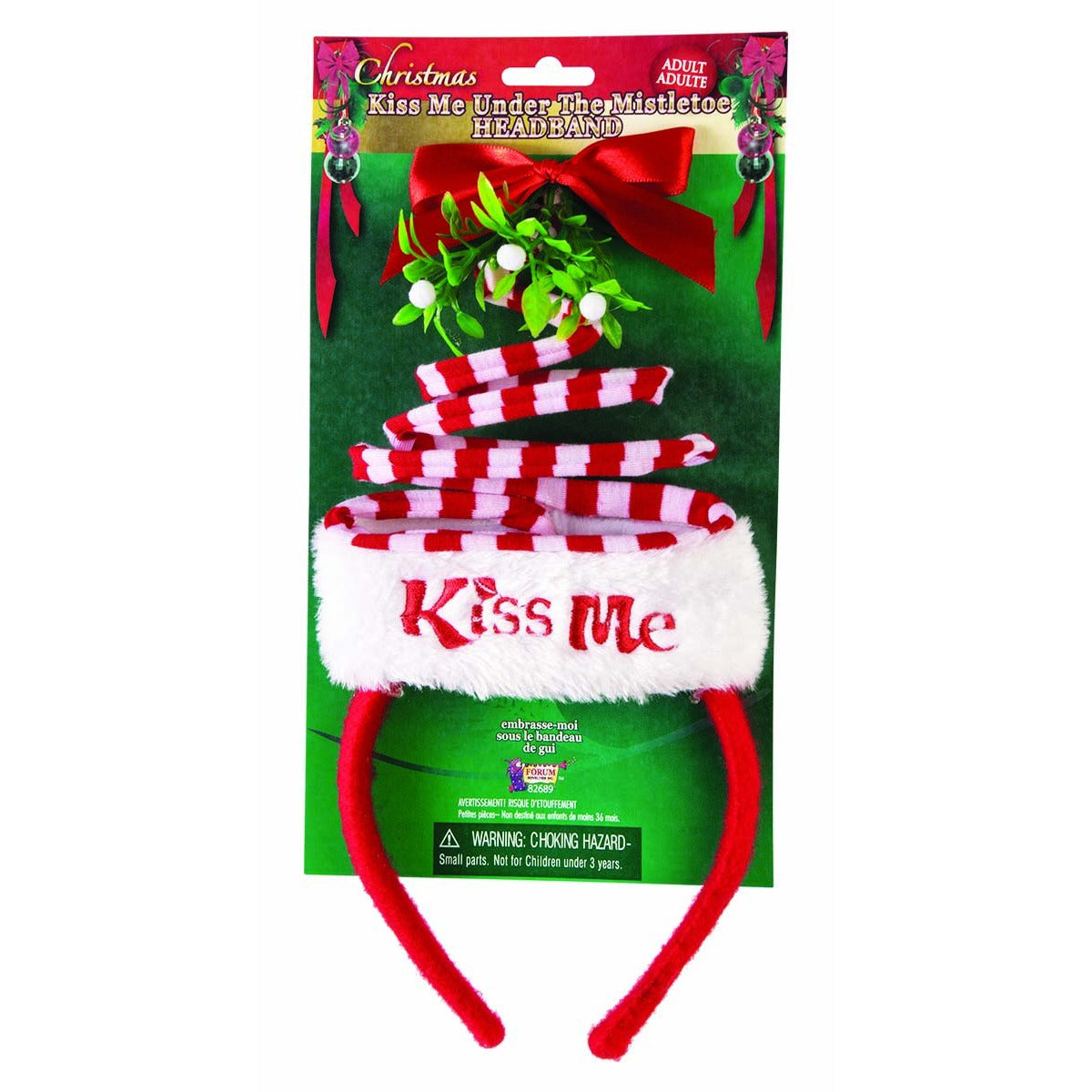 KISS ME CHRISTMAS HEADBAND