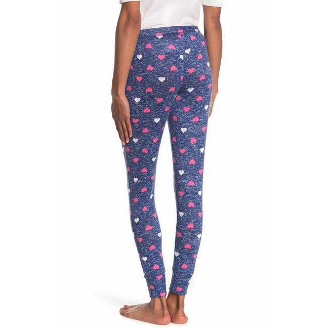 Heart Print Jogger Pajama Bottoms
