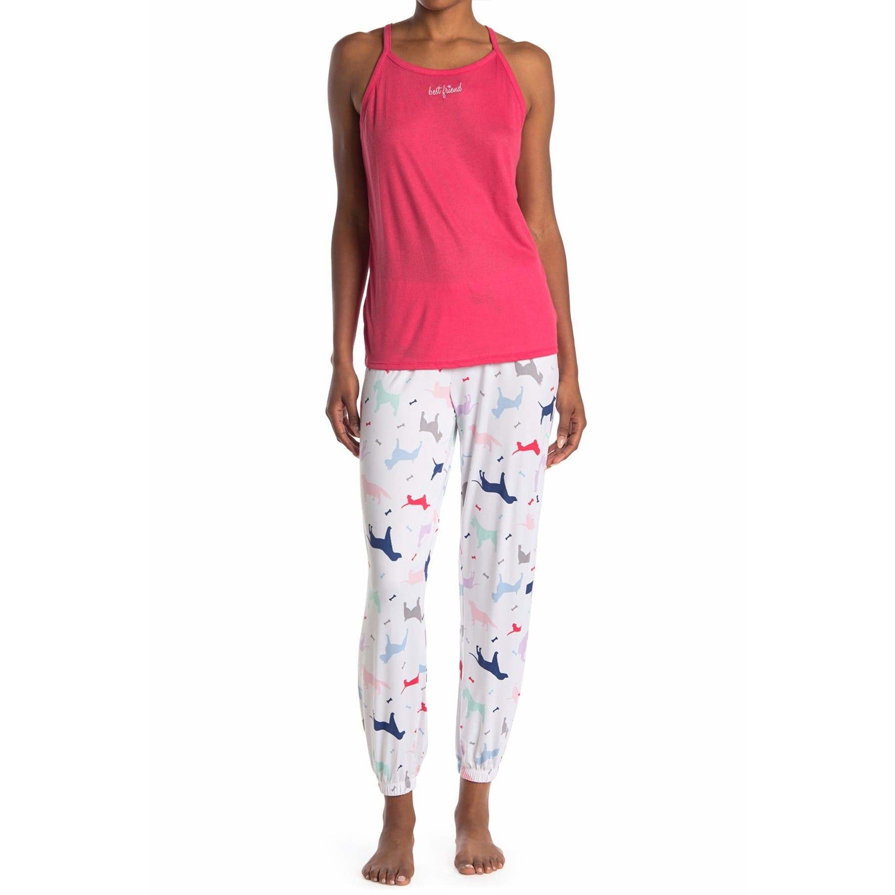 Printed Sleepover 2-Piece Pajama Set