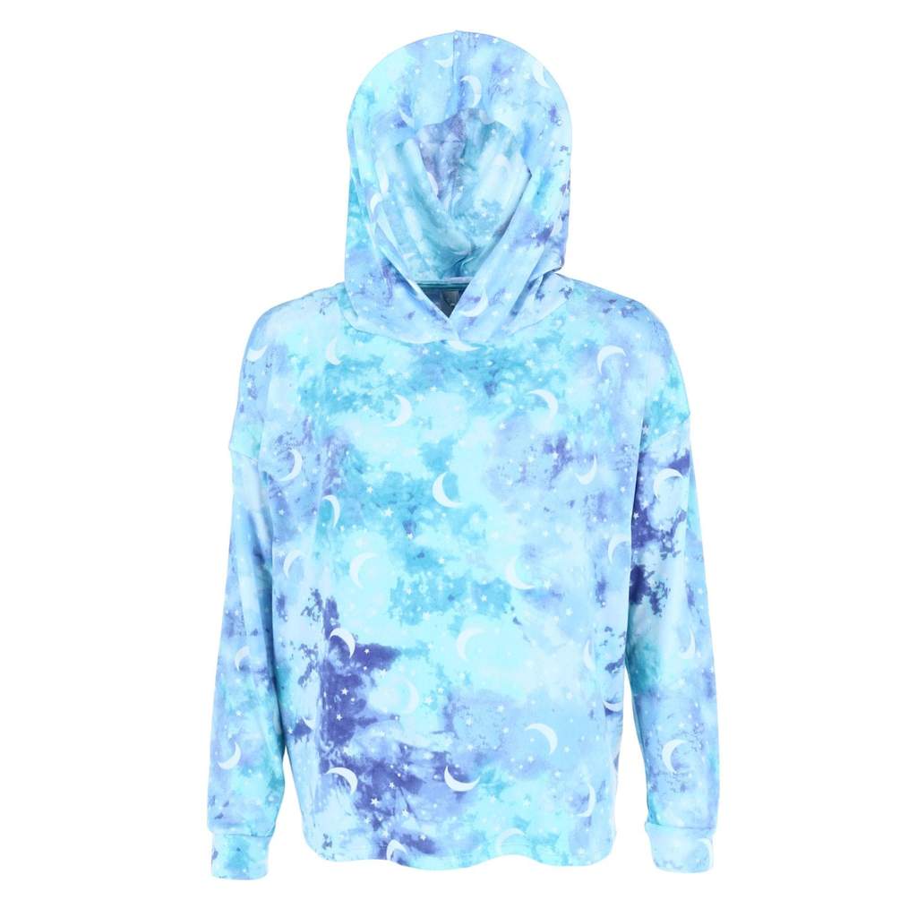 Hacci cloud hoodie set Aqua