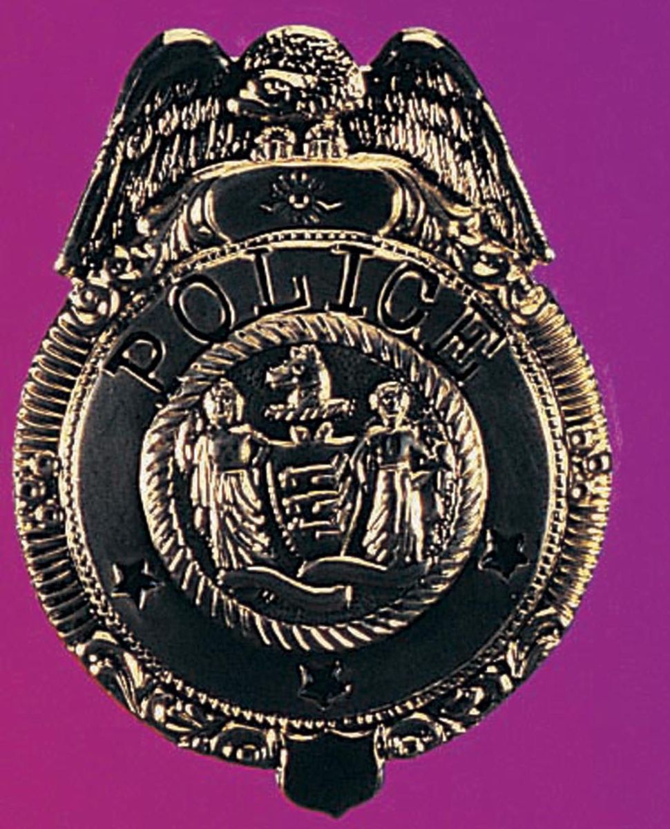 DLX POLICE BADGE GOLD