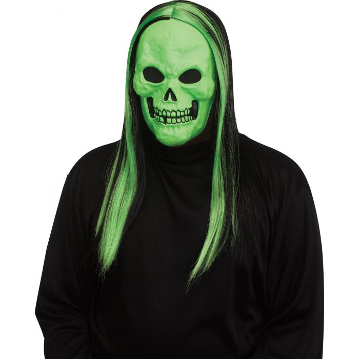 Neon Skiull Mask-Green