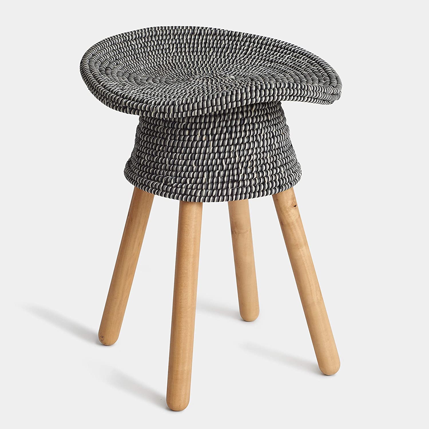 COILED STOOL GREY