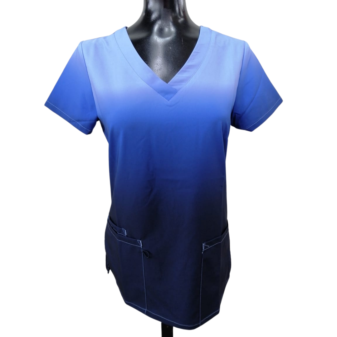 Printed Shirt Ceil-Indigo