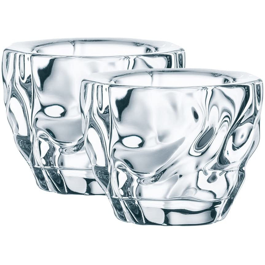 Riedel Crystal Glacier Votive Holder Set of 2