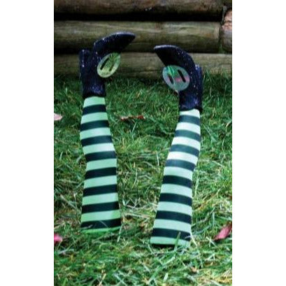 Witch legs yard stakes in 3 colors
