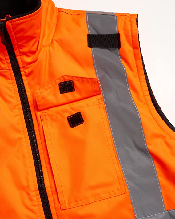 Class 2 Insulated Safety Vest Orange