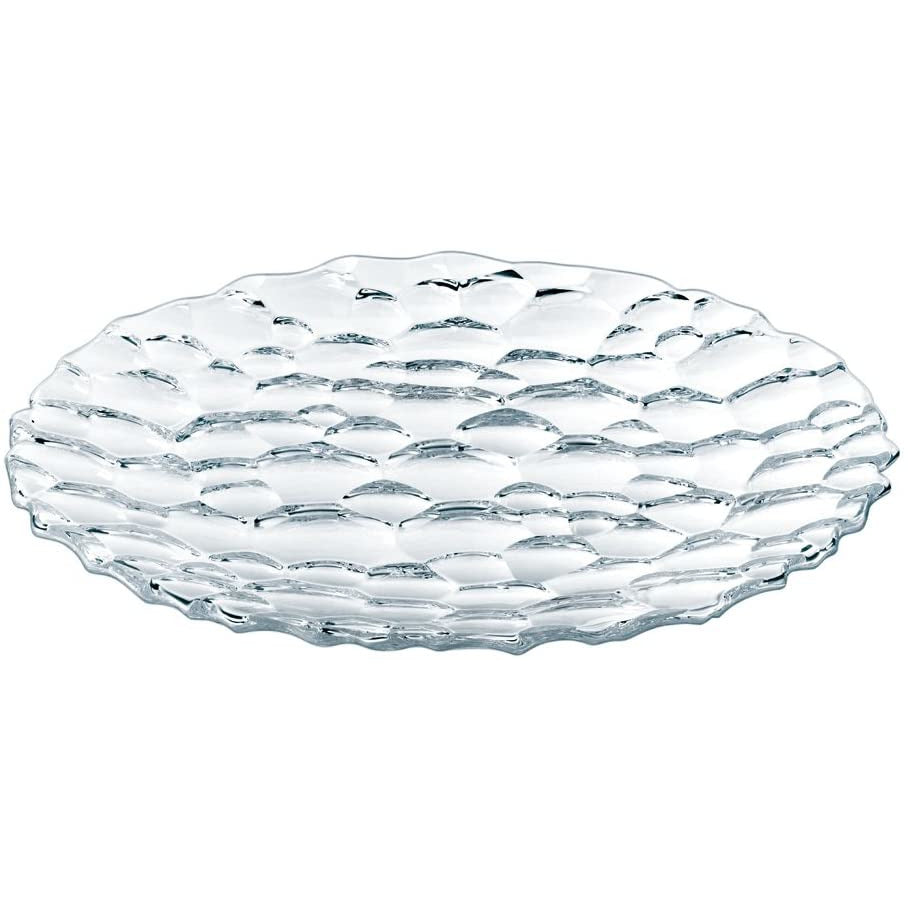 Juego de 2 Platos para ensaladas Transparente 9"