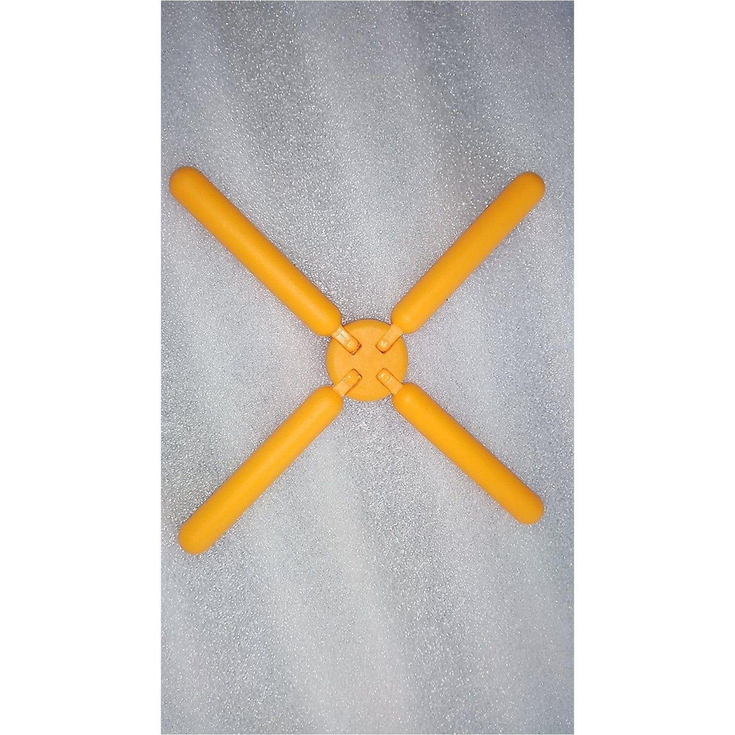 Yellow silicone trivet