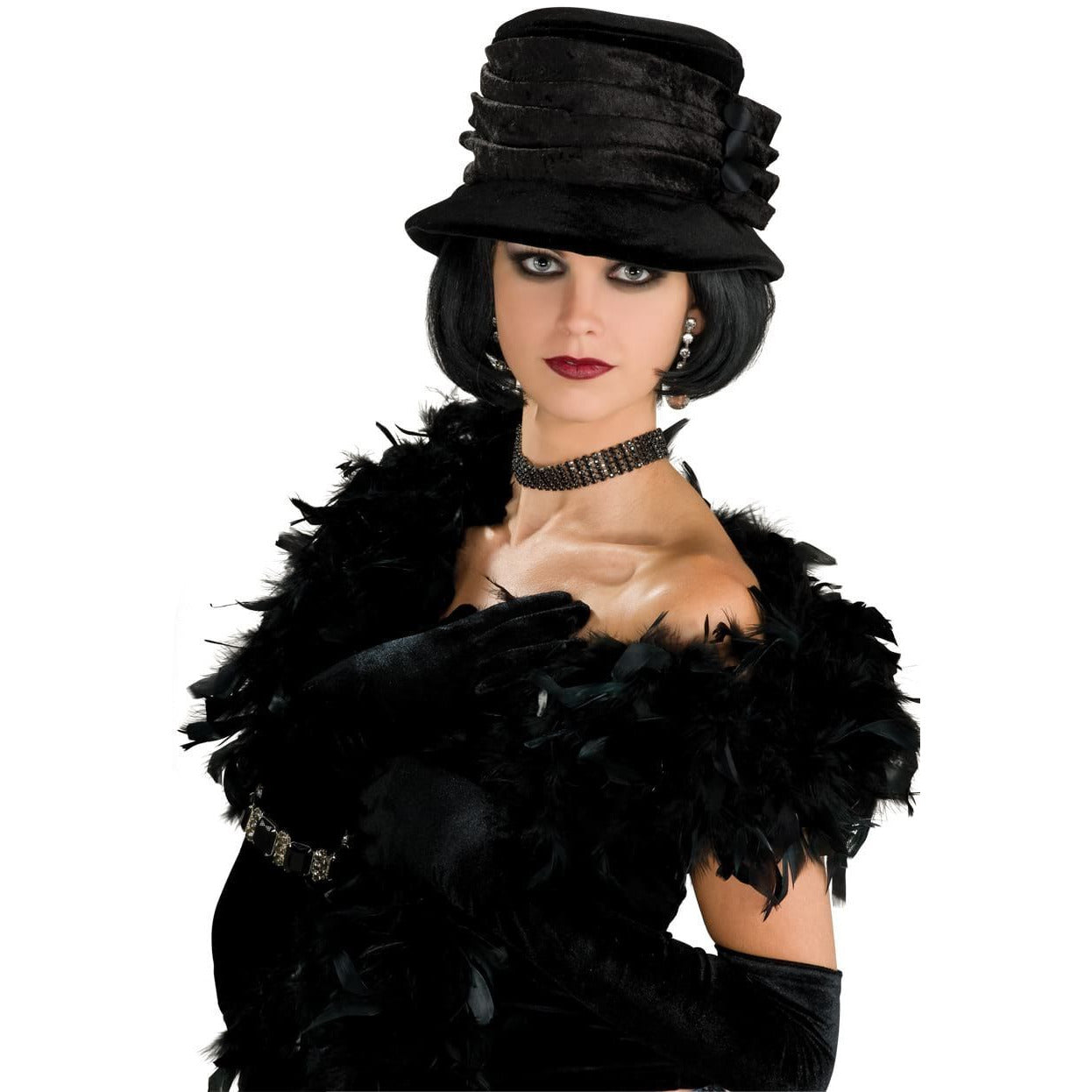 BLACK VELVET HAT