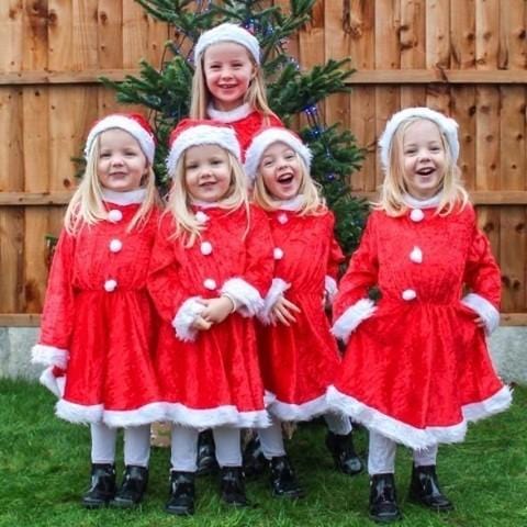 Mini Miss Santa Costume