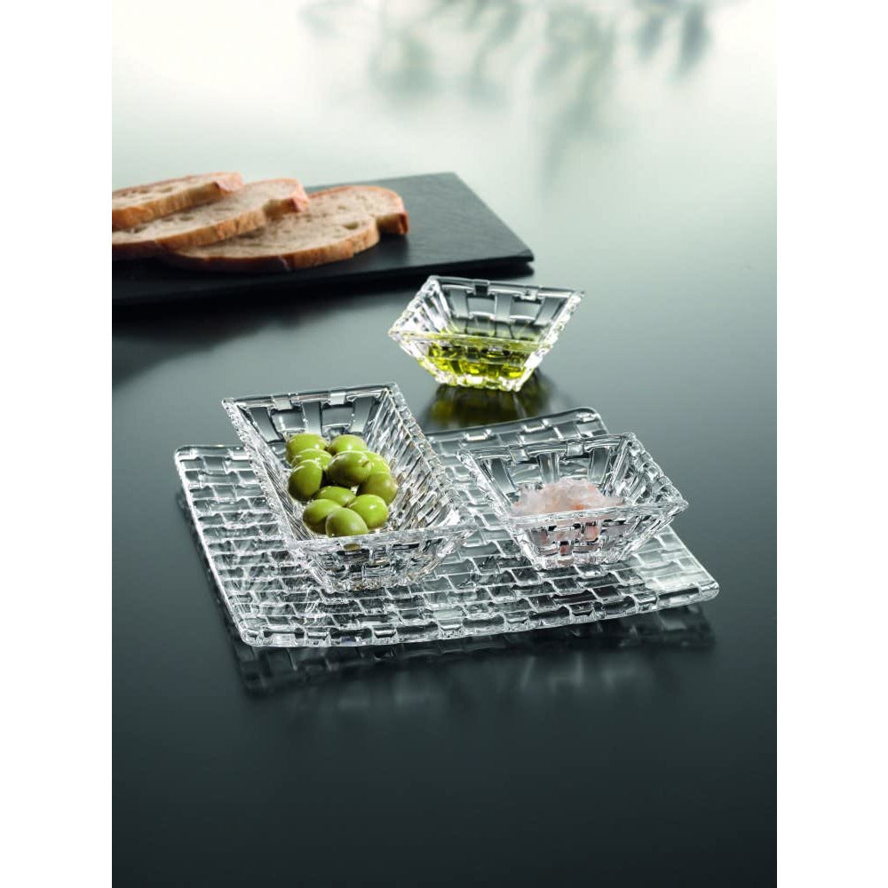 Bossa Nova 4 Piece Crystal Serving Set