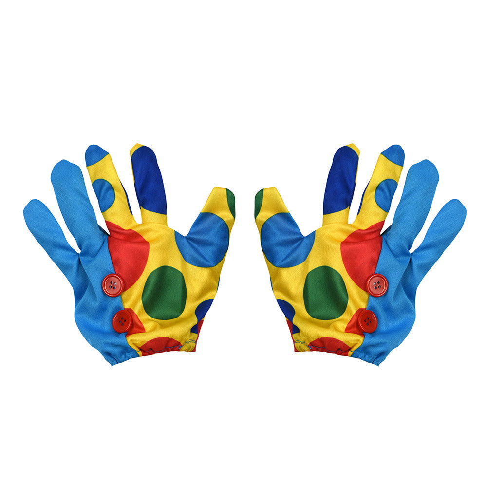 Polka Dot Clown Gloves