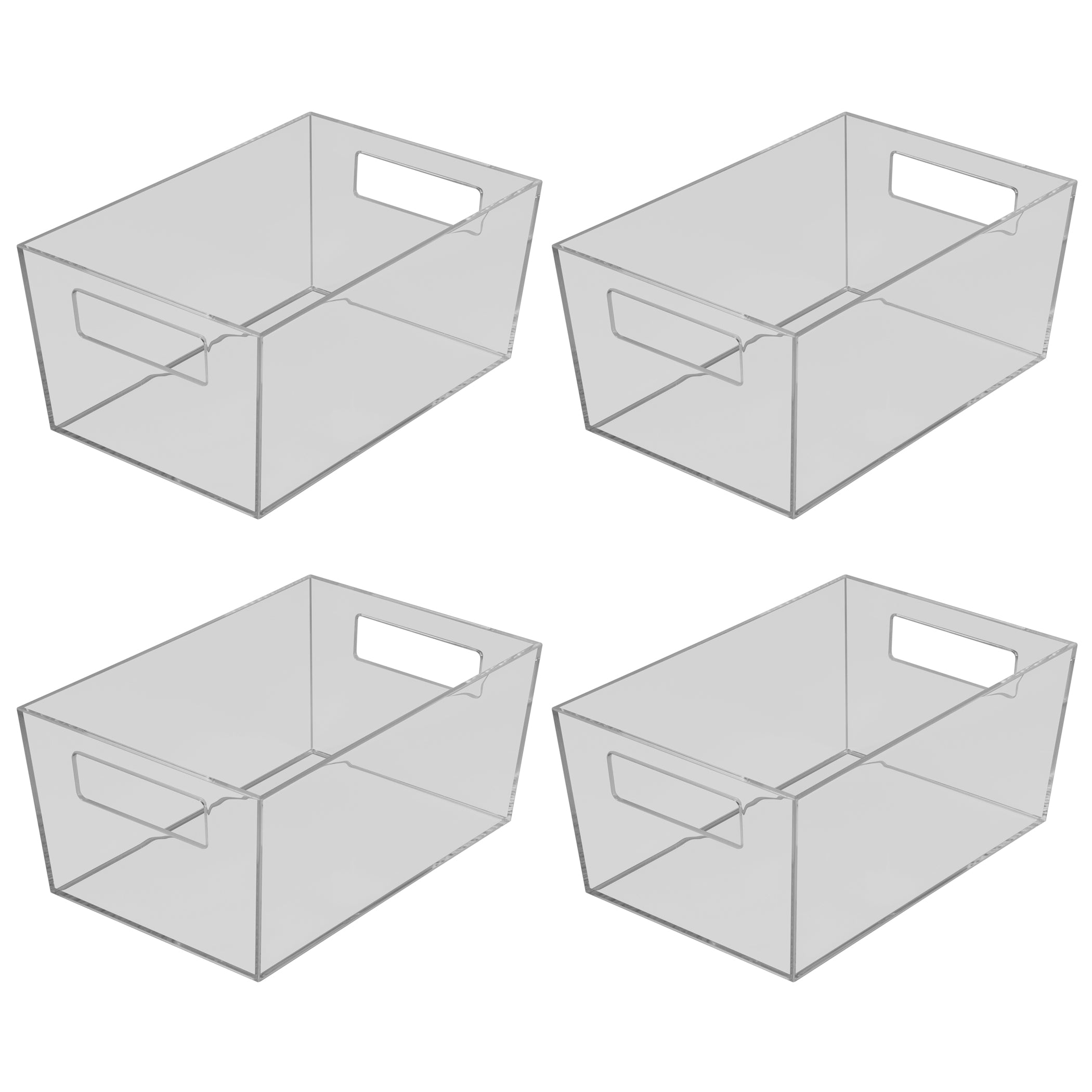 Set 4 Small totes Smoked