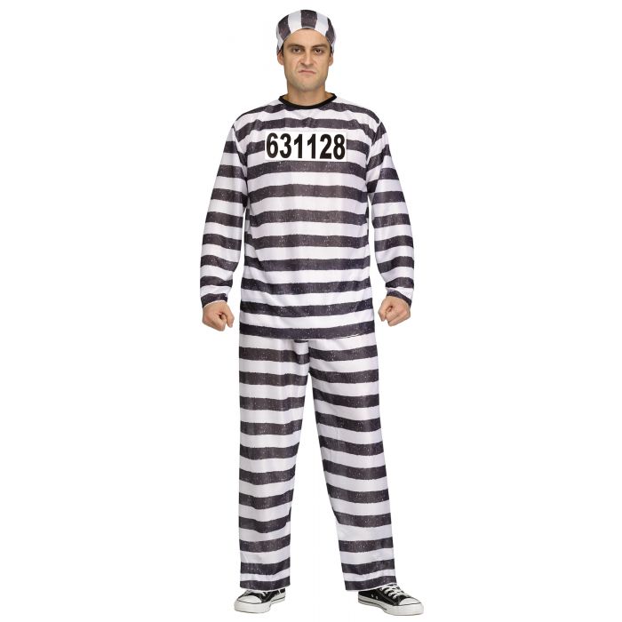 Jailbird adult costume