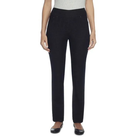 Plus Stretch Faux Pocket Jeans Black Ruby Rd X