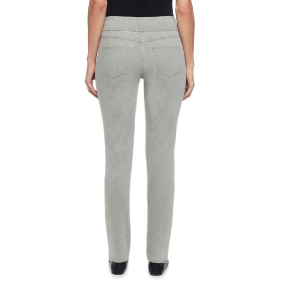 Plus Stretch Faux Pocket Jeans Dove Grey Ruby Rd X