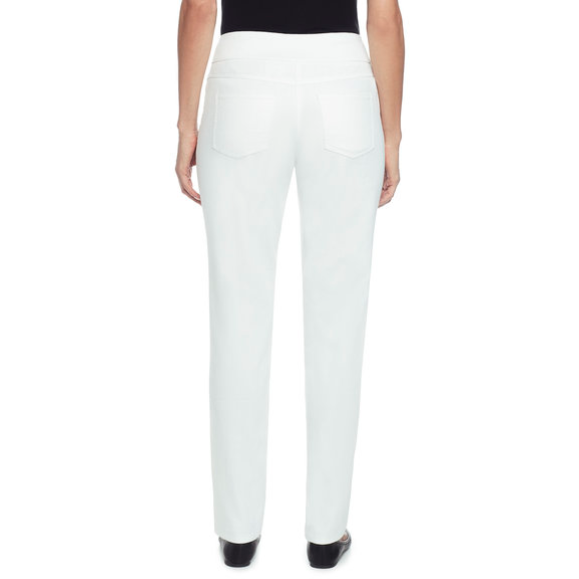Plus Stretch Faux Pocket Jeans White Ruby Rd X
