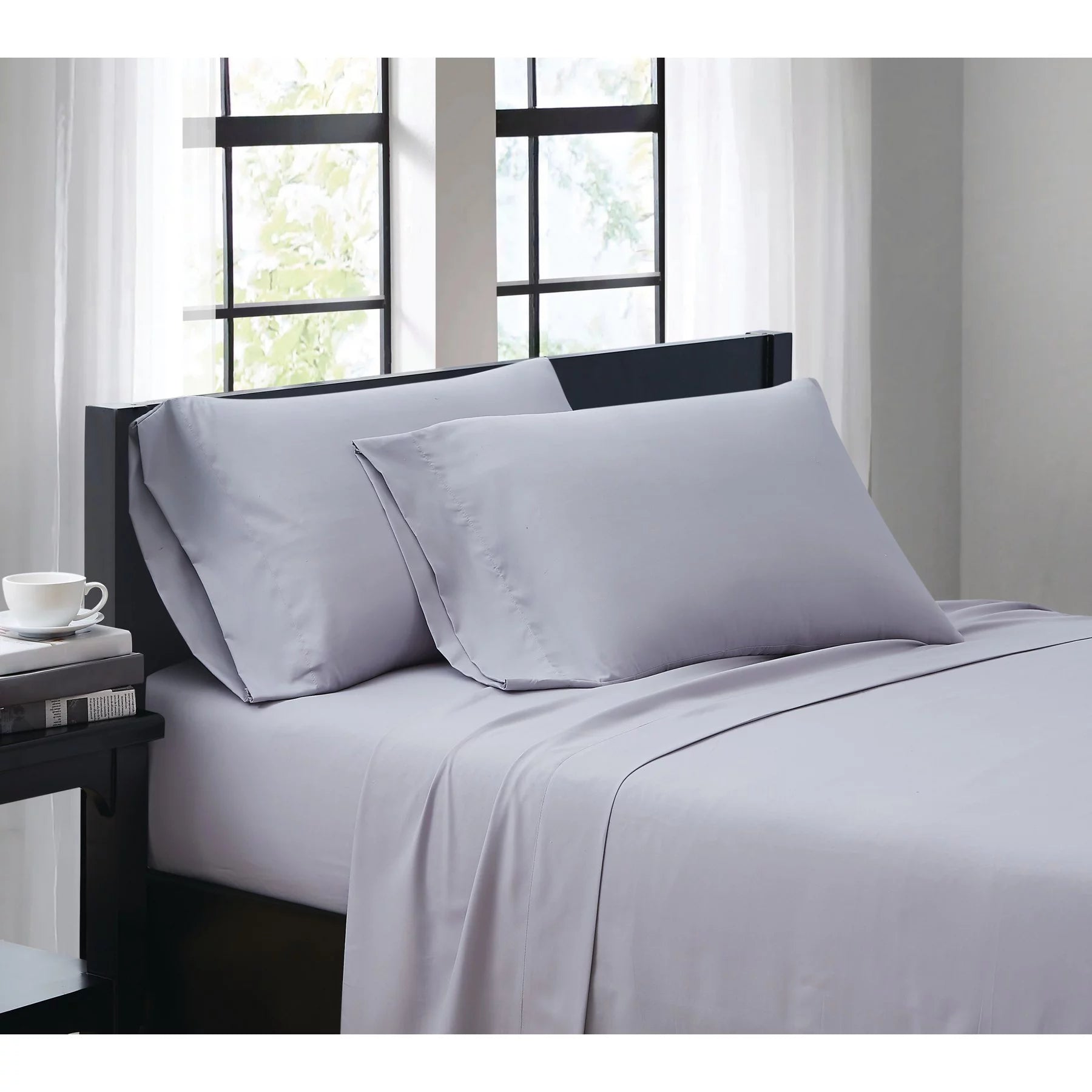London Loft Leather Path 4PC Sheet Lavender