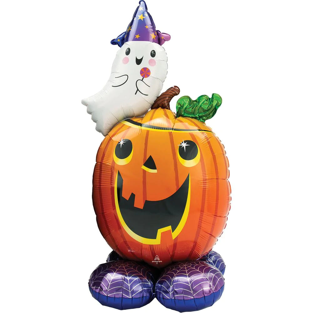 PUMPKIN AND GHOST AIRLOONZ LARGE