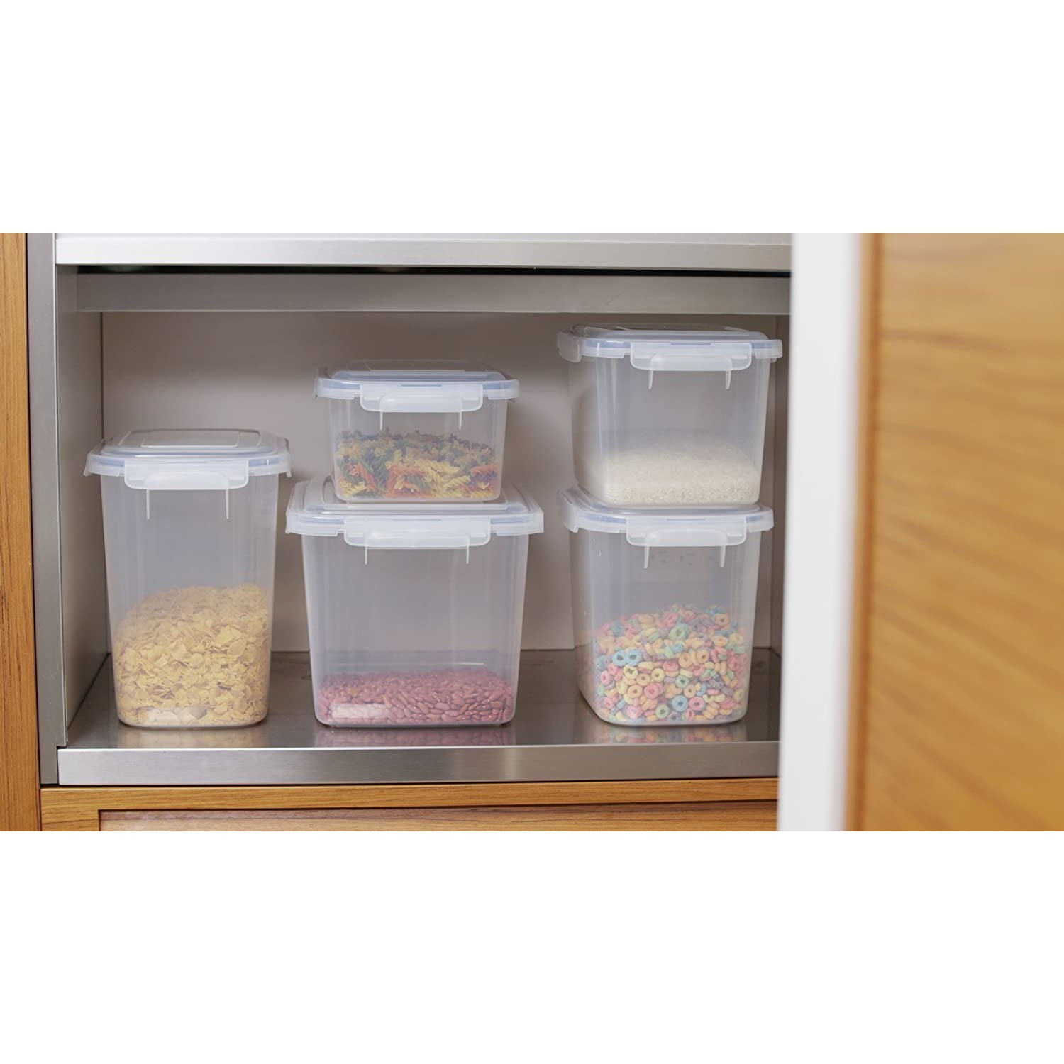 4 Sided Locks Storage Container 2.6 Gal