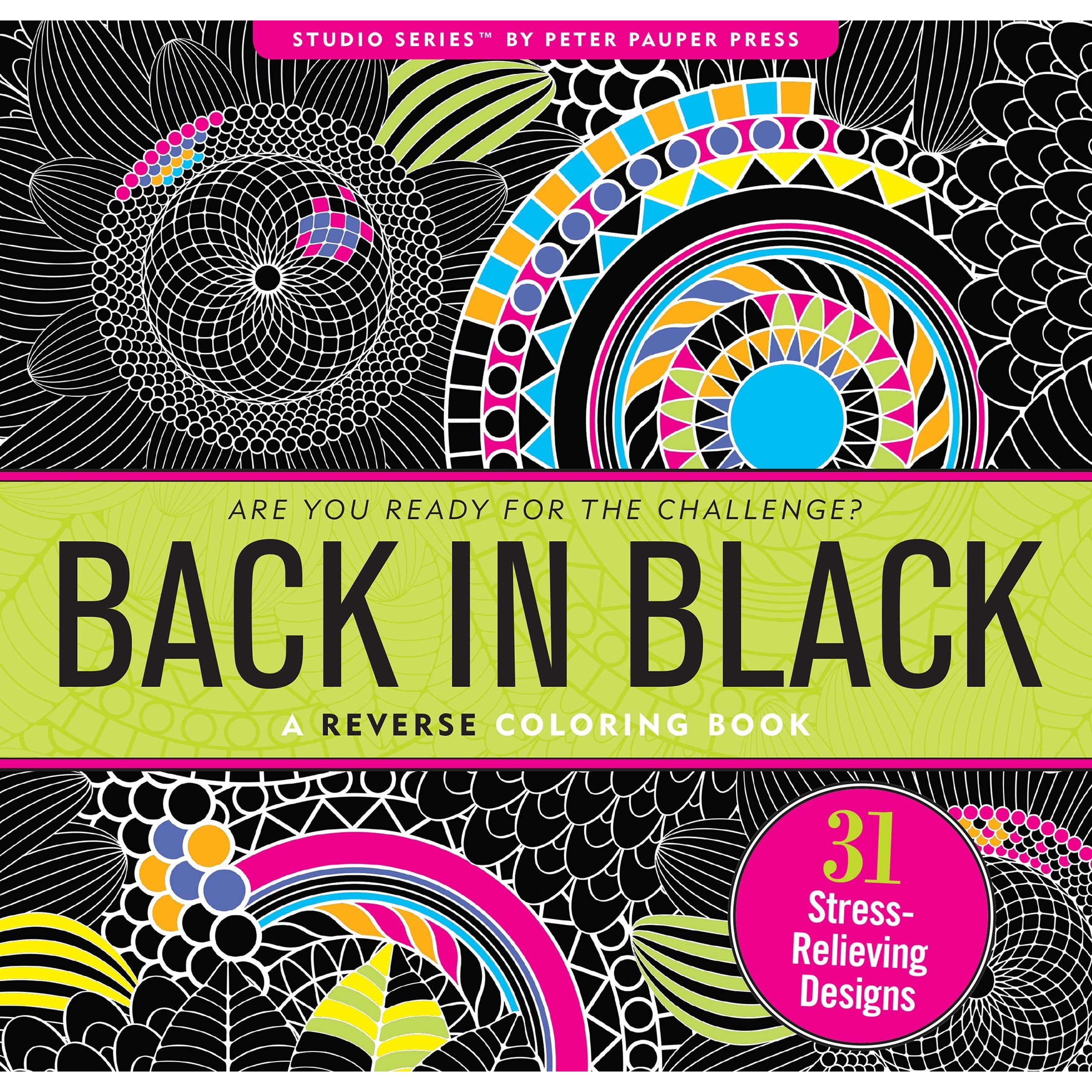 COLORING BOOK BACK IN BLACK