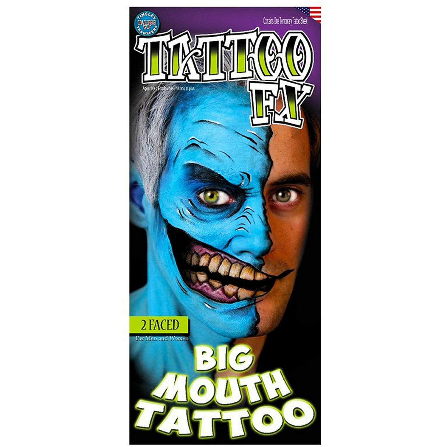 Big mouth tattoos 2 Faced