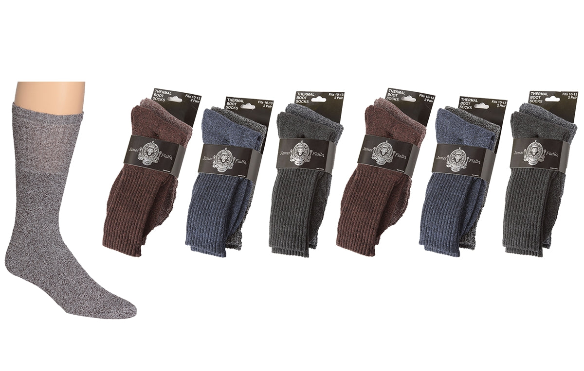 Men's 2-Pack Heavy Thermal Socks