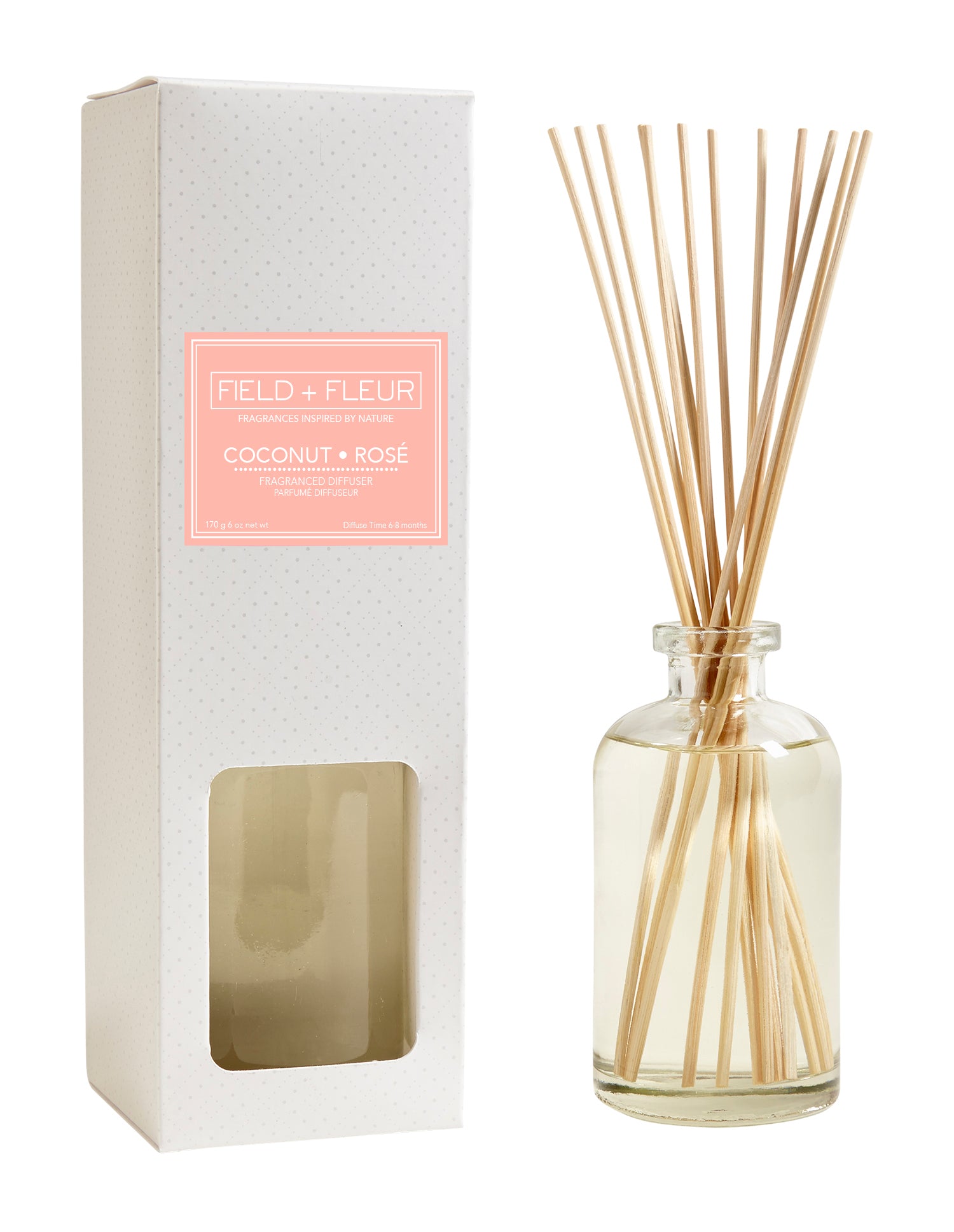 COCONUT ROSE' DIFFUSOR 6oz.