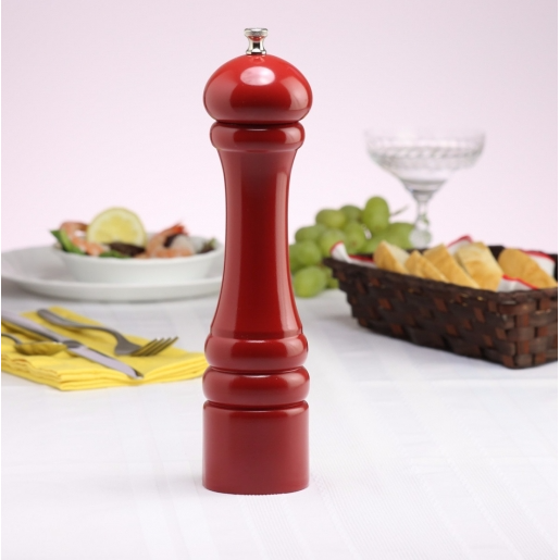 CANDY APPLE RED PEPPER MILL 10"