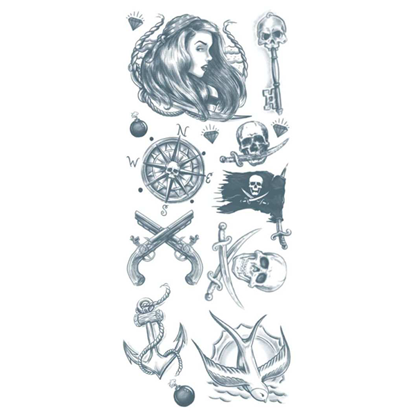 Character tattoos Buccaneer