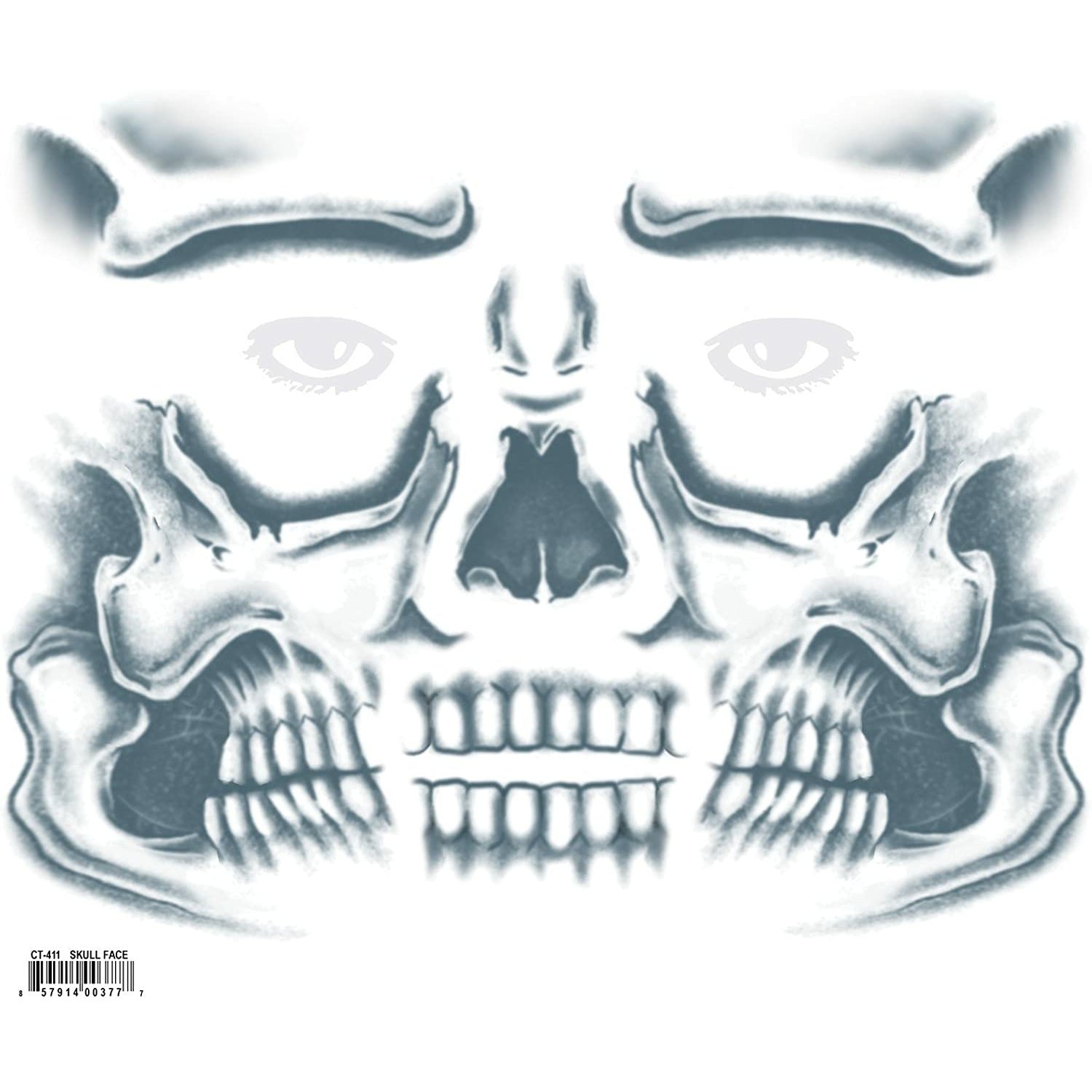 Face tattoos Skull