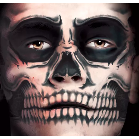 Face tattoos Skull